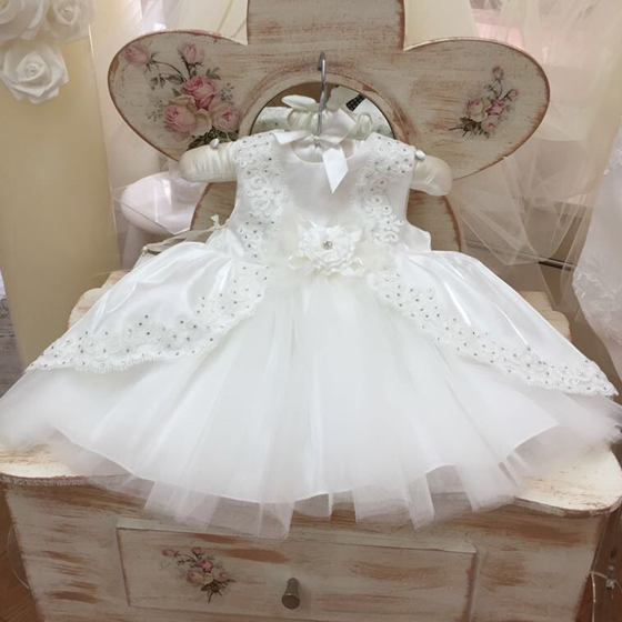 CT14393 Coute Tot Christening Dress